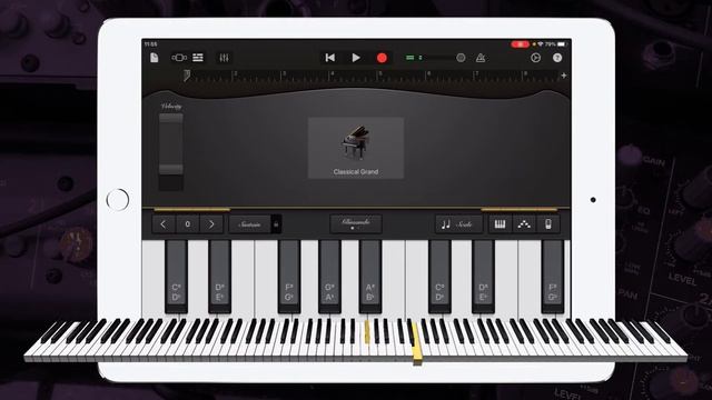 Burgmueller - Agitato Piano Cover in Garageband | iPad/iPhone iOS смотреть онлайн