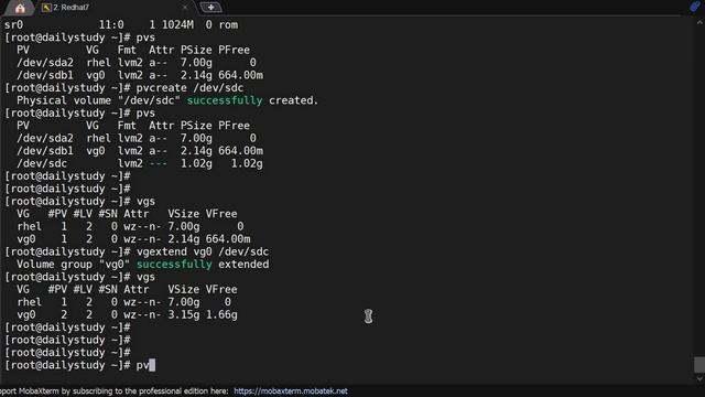 Step by Step file system extend under LVM Linux смотреть онлайн