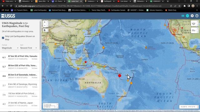 6.1 Earthquake Port-Vila, Vanuatu 7/11/2022 смотреть онлайн