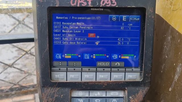 Membuka Service Menu pada Komatsu PC 200 - 8 смотреть онлайн