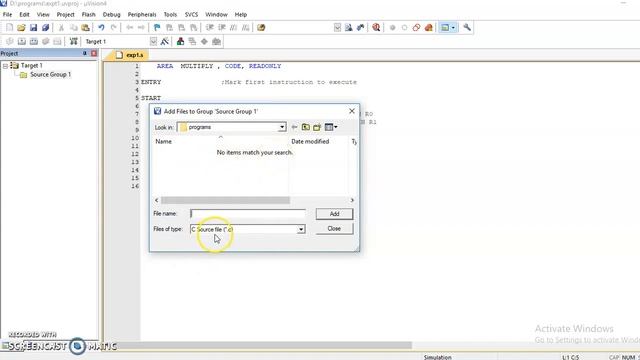 Program to Multiply two 16 bit binary numbers using Keil Software смотреть онлайн