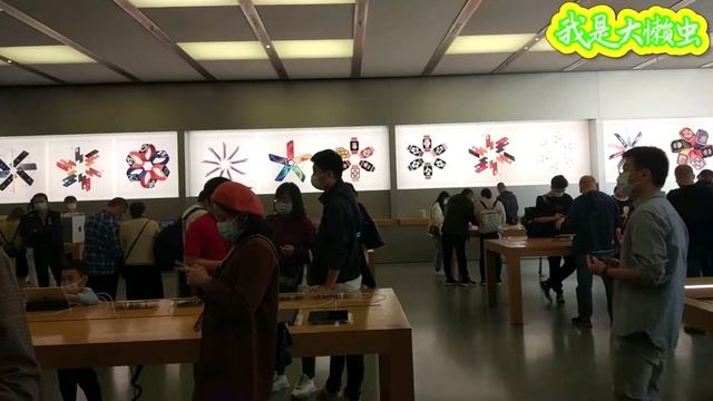 苹果旗舰店内体验iPhone12！深圳apple Store上手iPhone12mini ！   西瓜视频