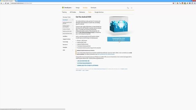 Installing the Android Development Tools on Windows смотреть онлайн