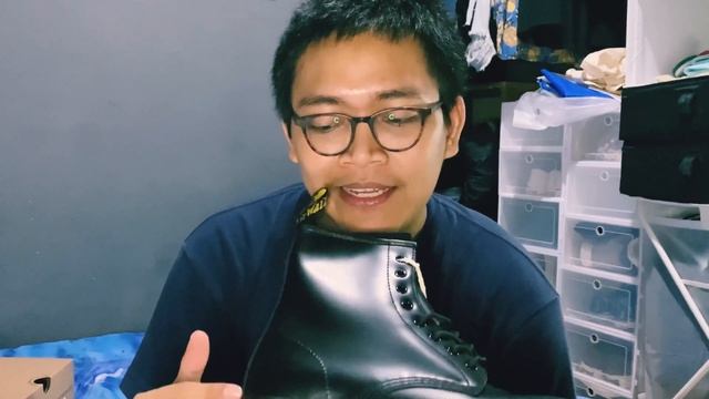 [ENG/IND] PRO AND CONS ❓❕ | UNBOXING SEPATU DR. MARTENS 1460 BLACK SMOOTH BOOTS