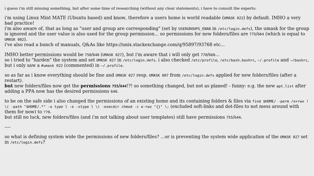 Unix & Linux: home permissins are still too generous (3 Solutions!!) смотреть онлайн