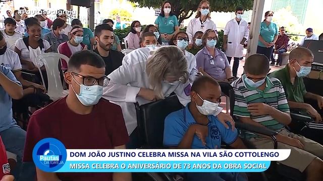 PDI | Missa celebra 73 anos da obra social na vila São Cottolengo - 09/02/2024 смотреть онлайн
