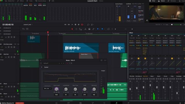 DaVinci Resolve 19 FAIRLIGHT Ducker