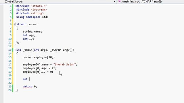35- Array Of Structures C++ [ بالعربي ] смотреть онлайн