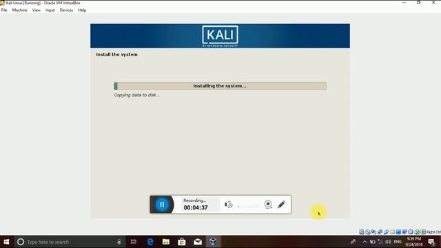 How to install Kali Linux on Virtual Box in Windows смотреть онлайн