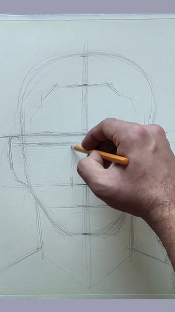 Как БЫСТРО нарисовать ЛИЦО человека? #какнарисоватьчеловека #какнарисоватьлицо смотреть онлайн