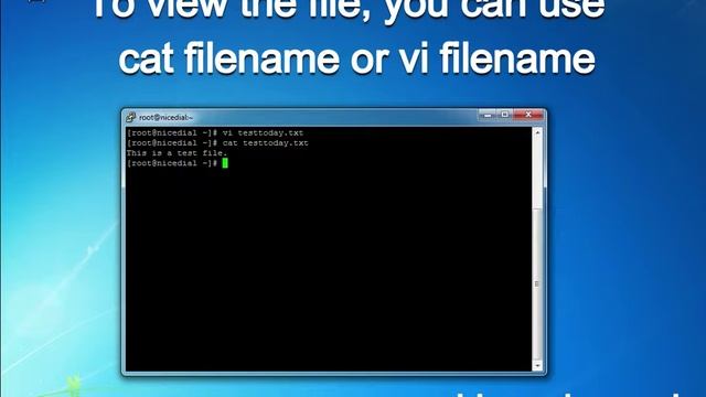Creating and Viewing file in Linux смотреть онлайн