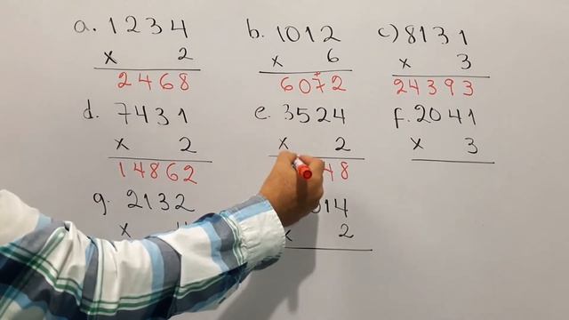 1.2 Multiplicaciones sin llevar y llevando una vez смотреть онлайн