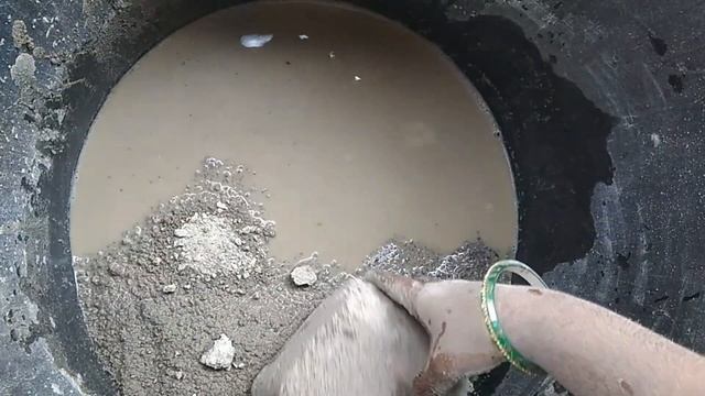 ASMR-super gritty dusty sand cement crumble in water смотреть онлайн