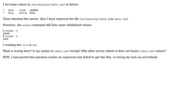 DevOps & SysAdmins: Linux: limits.conf values are not honored (2 Solutions!!) смотреть онлайн