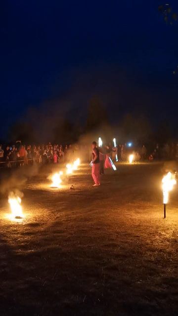 Файер шоу на фестивале Перволетье смотреть онлайн