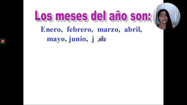 Espanhol - Los días de la semana y los meses del año смотреть онлайн