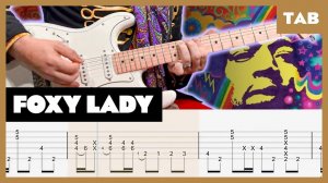 Jimi Hendrix - Foxy Lady - Guitar Tab | Lesson | Cover | Tutorial