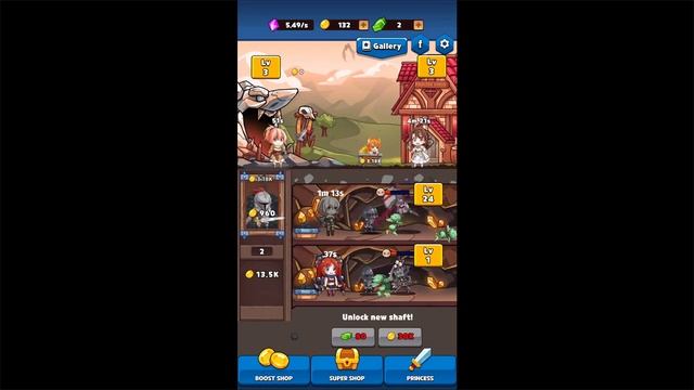Princess & Goblin - Idle Miner Waifu Clicker - New Game Android смотреть онлайн
