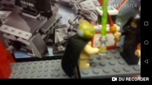 Йода против Палпатина лего stop motion