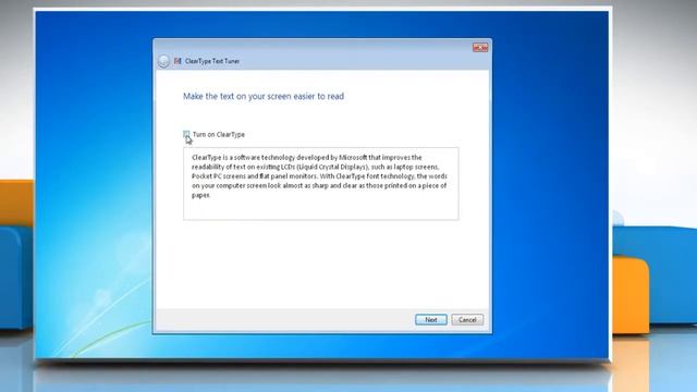 How to use ClearType in Windows® 7 to make text easier to read смотреть онлайн