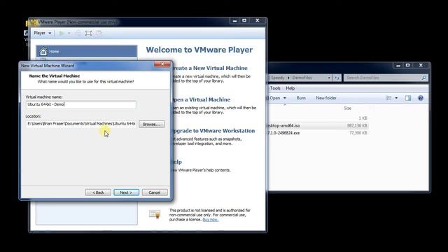 Install VMWare Player & Creating an Ubuntu VM смотреть онлайн