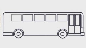 Как нарисовать АВТОБУС шаг за шагом