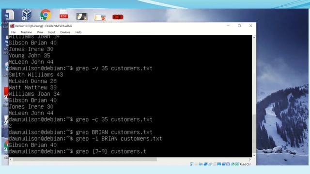 2 Data Manipulation grep смотреть онлайн