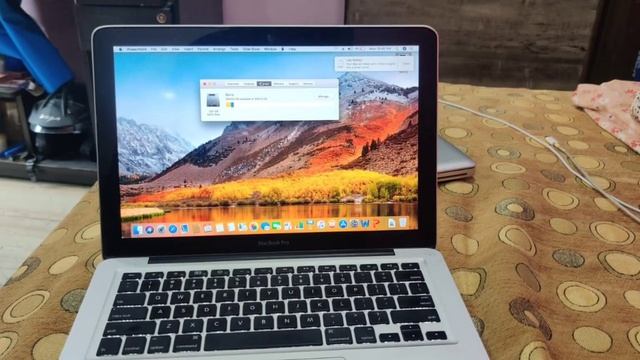 apple macbook Pro i5 320hdd 4gb ram price--16500 with study fan light gift 🎁 смотреть онлайн