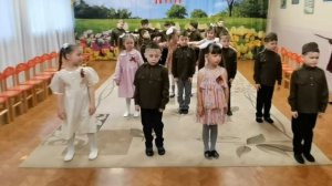 Аист на крыше. Простой общий танец на утренник 9 мая. День Победы в старшей группе