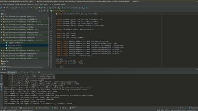 Espresso Test Recorder: Open 'Add Note' screen смотреть онлайн