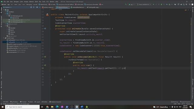 Android Studio 9 QR Code Scanner смотреть онлайн
