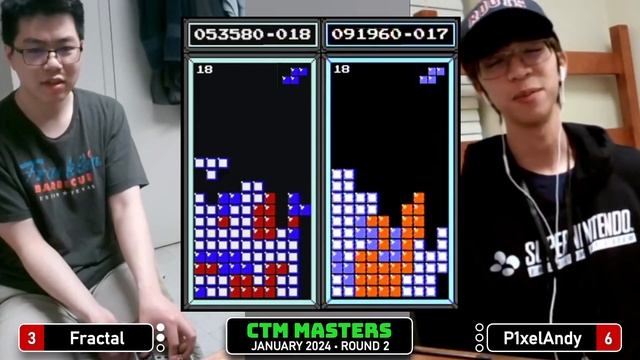 THE WORLD'S BEST! Fractal, PixelAndy | Jan '24 Rd 2 | Classic Tetris Monthly Masters смотреть онлайн