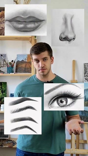 Портрет с 0 #какнарисовать #какрисовать #какнарисоватьлицо смотреть онлайн