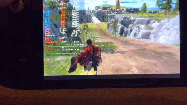 Forspoken Steam Deck 40-50 fps 16gb swap file(link to tutorial for boost in description) смотреть онлайн