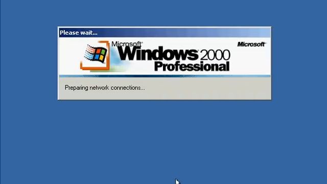 Windows 2000 Professional Startup смотреть онлайн