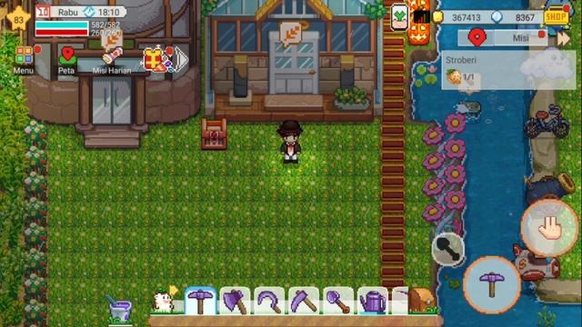 Cara Ubah Bahasa Indonesia - Harvest Town смотреть онлайн