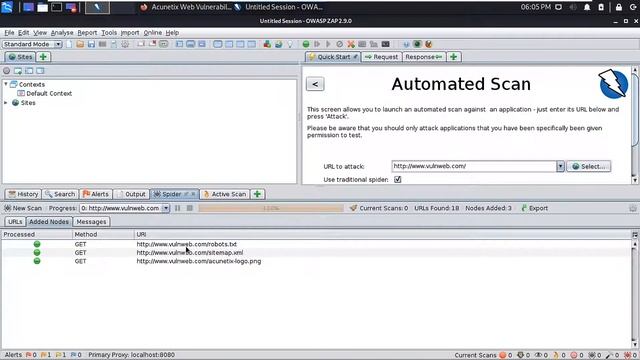 Automated Web-Application Vulnerability Scanning And Analyis With Zed Attack Proxy | DeepScript 202