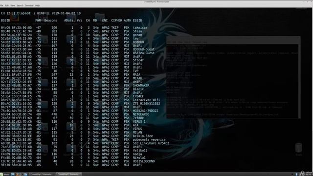 3 Capturing handshake with airodump смотреть онлайн