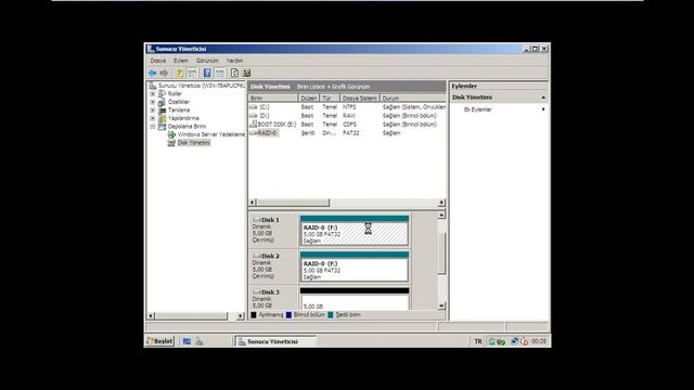Server 2008 de Raid oluşturma ve Raid özellikleri. смотреть онлайн