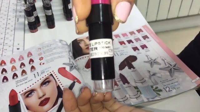 Farmasi matte lipstick 01-28 матовые помады Фармаси видео-свотч смотреть онлайн