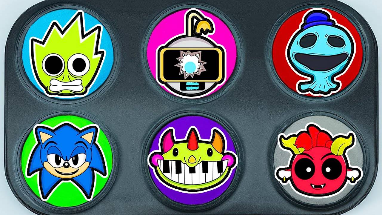 Кубики Спрунки Угадай, какой персонаж Спрунки выйдет из кубиков Орен х Пинкки смотреть онлайн