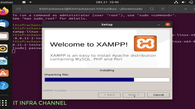 INSTALL XAMPP ON UBUNTU 20.04 смотреть онлайн