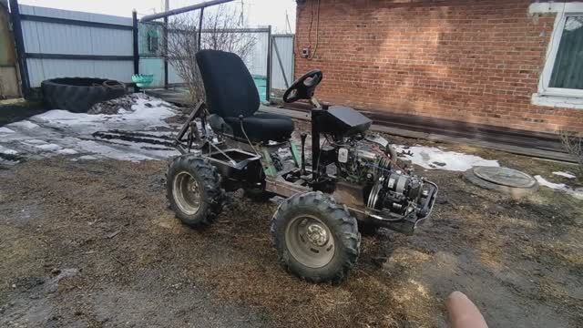 Минитрактор-переломка с ВОМ. #ВОМпереломка #ВОМсвоимируками #Минитракторпереломка #ВОМнезависымый