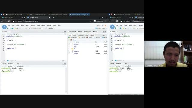 Sistem Operasi Lab #1: Terminal Linux di RStudio смотреть онлайн