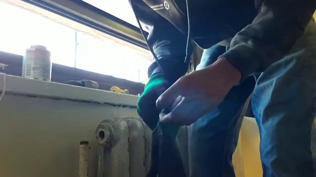 Owen The Plumber Installing A Radiator Valve