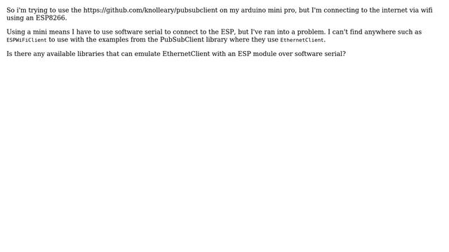 Arduino: Use ESP8266 as WiFi client connected to Arduino Pro Mini смотреть онлайн
