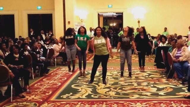 Alpha Kappa Alpha: Iota Omicron & Gamma Xi Omega (2015 - Cluster 6 Step Show/Stroll Off WINNERS)