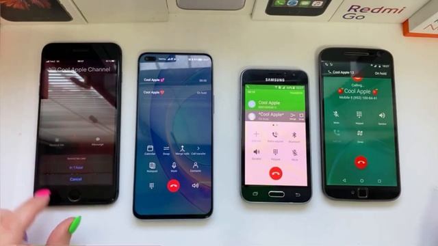 Various ringtones/ IPhone 8+ & Honor 50 Lite & Samsung J1 & Motorola G4+ / Incoming & outgoing call смотреть онлайн