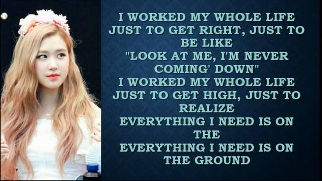 Rosé - On the Ground Lyric video смотреть онлайн