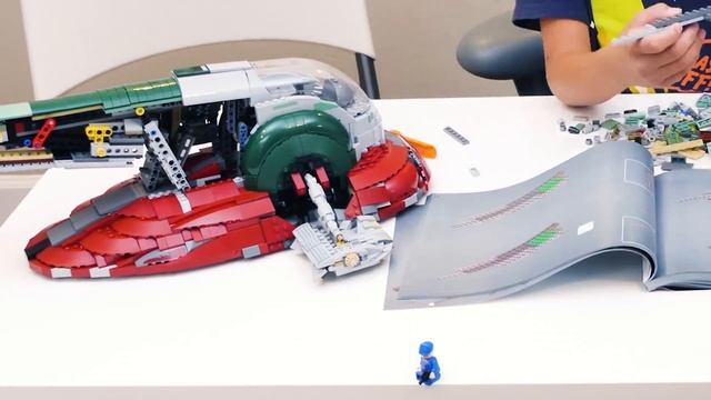 LEGO Slave 1 Time Lapse Build смотреть онлайн